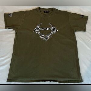 VTG Y2K GRUNGE Embroidered Bratz 2001 X Forever 21 Men’s XL Green T-Shirt